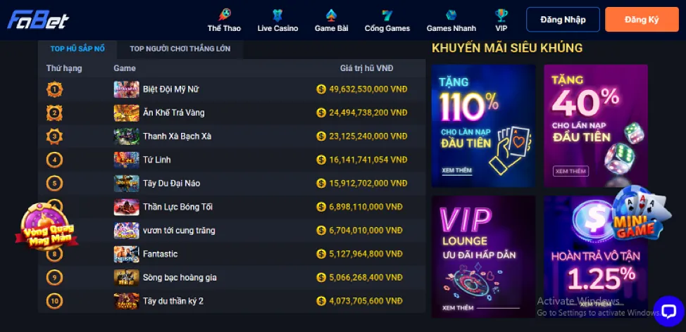 Khuyến mãi slot game và bắn cá kclub
